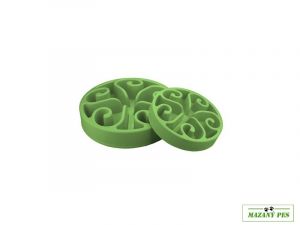 Zpomalovací miska EAT SLOW zelená - různé velikosti | L - 30 cm, S - 20 cm
