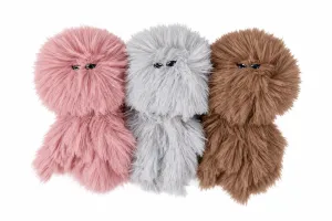 O´Lala Pets PŘÍŠERKA YETTI hračka pro psy O´Lala Pets PŘÍŠERKA YETTI hračka pro psy 13x20 cm - starorůžová, světle šedá, hnědá