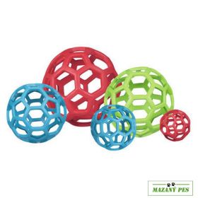 JW Hol-EE děrovaný míč - mix barev | Mini 5 cm, Small 8 cm, Medium 11 cm, Large 13 cm