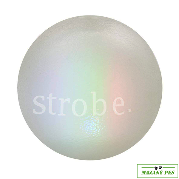 Orbee-Tuff® Ball Strobe blikající 7,5cm fosfor Planet Dog