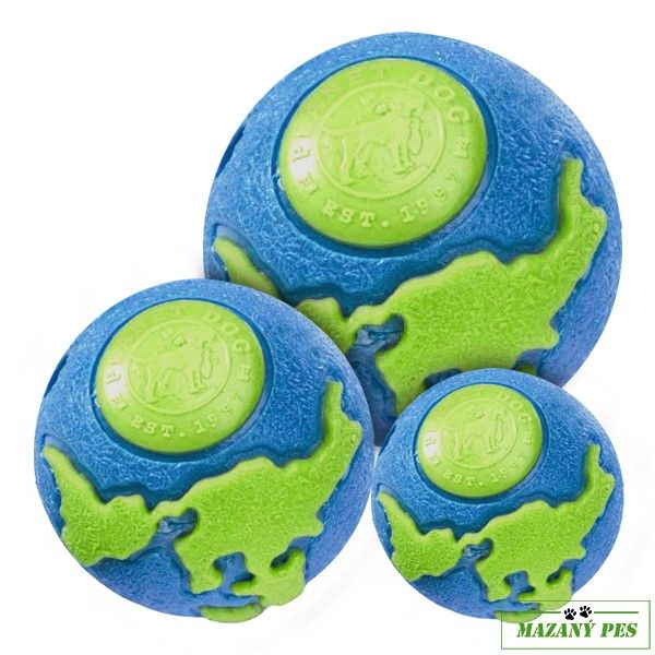 Orbee-Tuff® Ball Zeměkoule modro/zelená Planet Dog