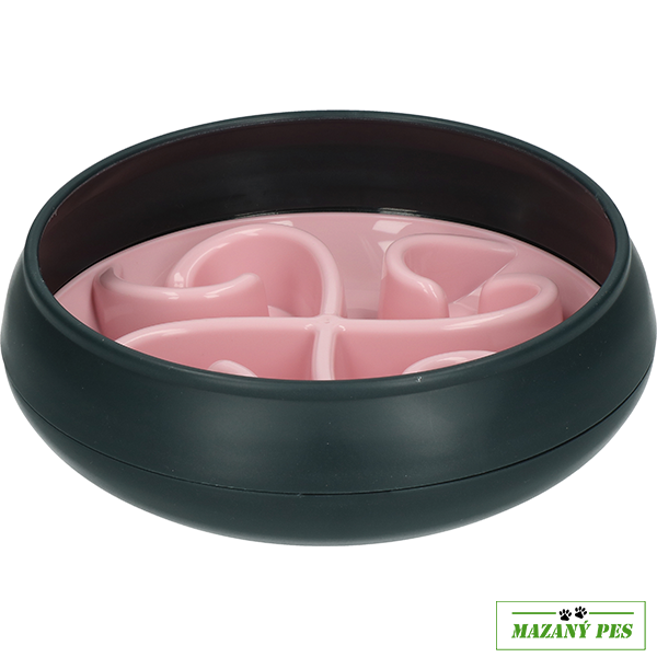 Zpomalovací miska EAT SLOW TUMBLE růžová 20cm Holland Animal Care