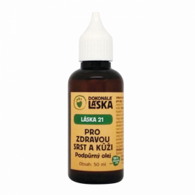 LÁSKA 21 Podpůrný olej pro zdravou kůži a srst 50 ml