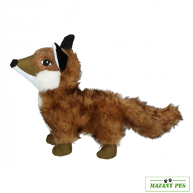 LIŠKA - pískací plyšová hračka Wild Life Dog
