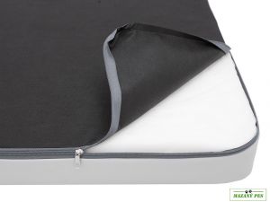 Matrace PREMIUM šedý Ekolen/šedá ekokůže - Hobby Dog