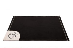 Deka pro psy HOBBY DOG - černá, fleece -  | rozměry 88x66 cm, rozměry 140x100 cm