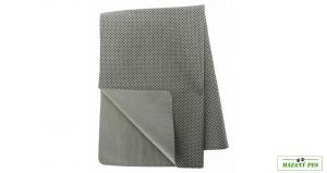 Ručník s vysokou absorpcí 66 x 43 cm šedý v plastovém obalu