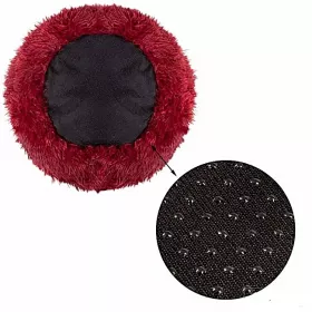 Pelíšek PUFFY DONUT vínový PETS plushies Pelíšek PUFFY DONUT vínový spodní část