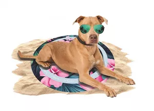 GELOVÁ CHLADÍCÍ PODLOŽKA CoolPets Tropical Flower + pes