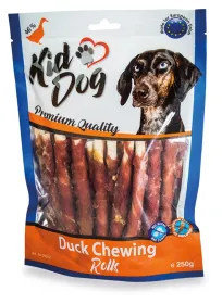 KIDDOG kachní masíčko na buvolí tyčince 250 g - baelní