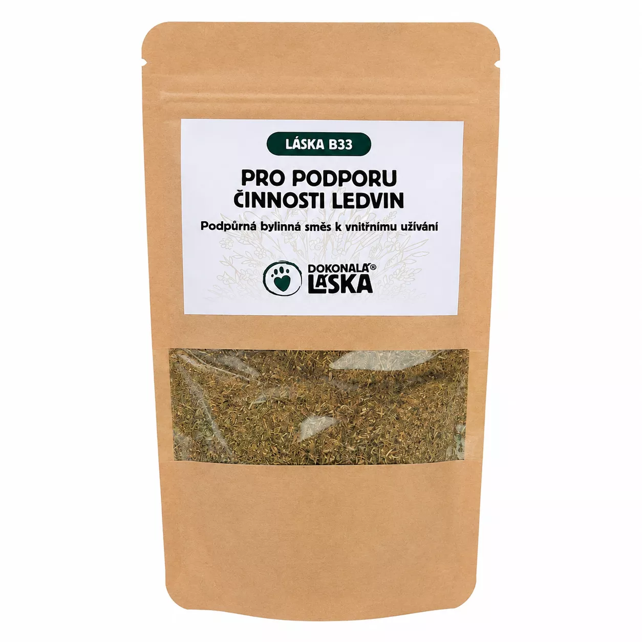 LÁSKA B33 PRO PODPORU ČINNOSTI LEDVIN - bylinná směs 100g