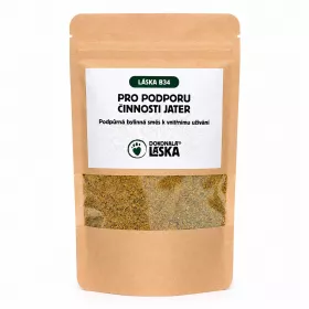 LÁSKA B34 PRO PODPORU ČINNOSTI JATER – bylinná směs 100g