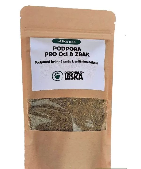 LÁSKA B35 PODPORA PRO OČI A ZRAK – bylinná směs 100g