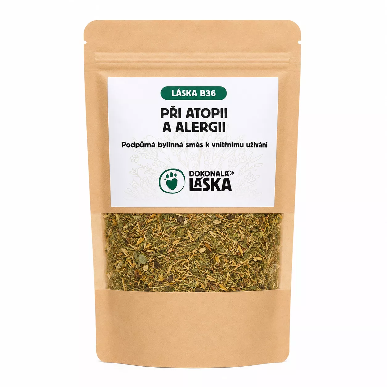 LÁSKA B36 PŘI ATOPII A ALERGII – bylinná směs 100g