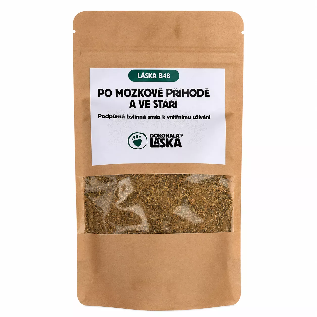 LÁSKA B48 PO MOZKOVÉ PŘÍHODĚ A VE STÁŘÍ – bylinná směs 100g