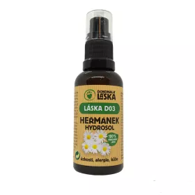 LÁSKA D03 Heřmánek Hydrosol - kůže, alergie, psychika