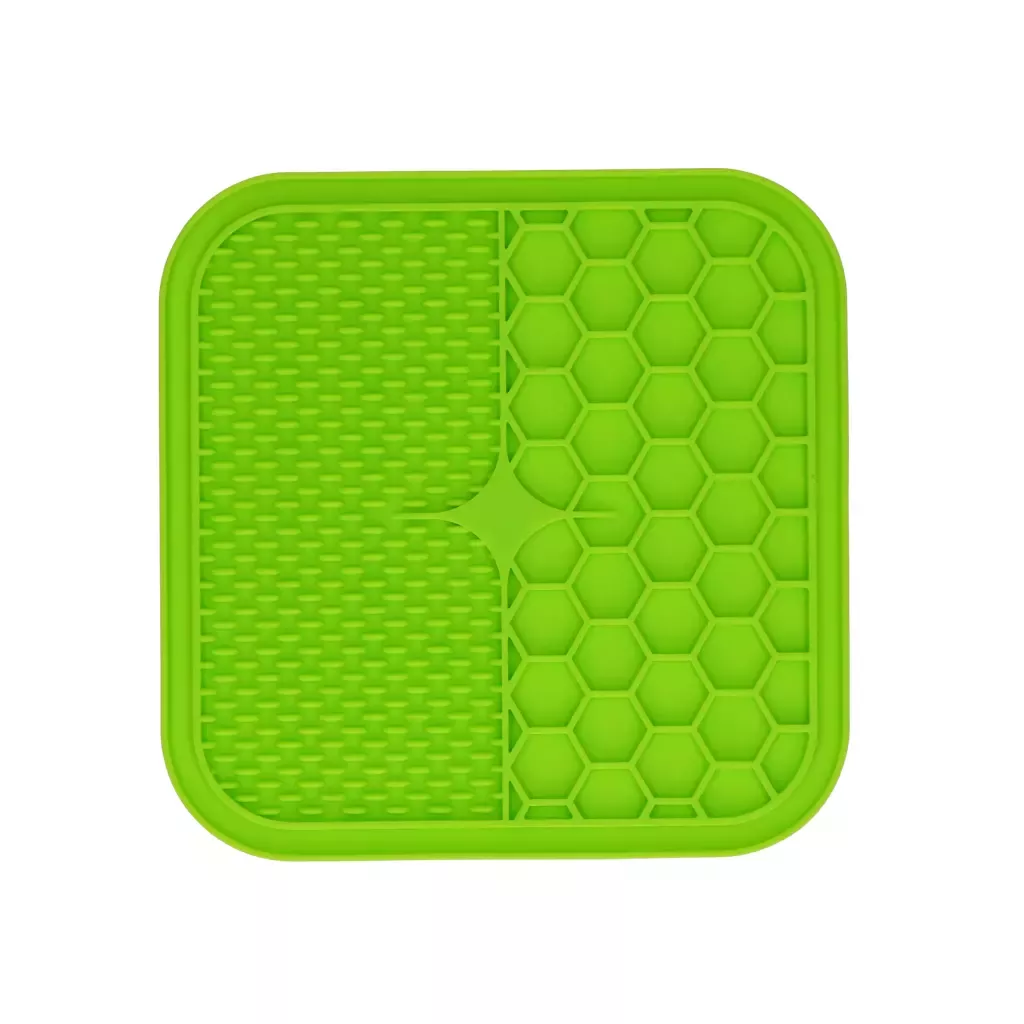 Lízací podložka Eat Slow Live Longer Lick Mat Duo 21x21cm zelená