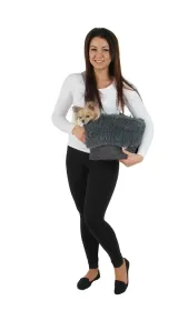 LUXURY cestovní taška pro psy 32 cm - praktické využití se psem