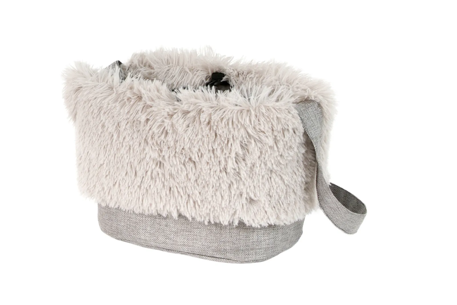 LUXURY cestovní taška pro psy 32 cm - světle šedá
