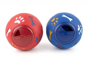 Míč na pamlsky pro středního psa 7 cm obě barvy