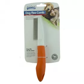 Pawise Dog Flea Comb - hřeben na drobné nečistoty a blechy Pawise Dog Flea Comb na drobné nečistoty a blechy oranžový