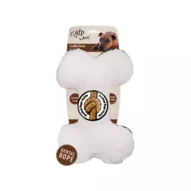 Plyšová kost pro psa AFP Lambswool Plush Bone Plyšová kost pro psa AFP Lambswool bílá