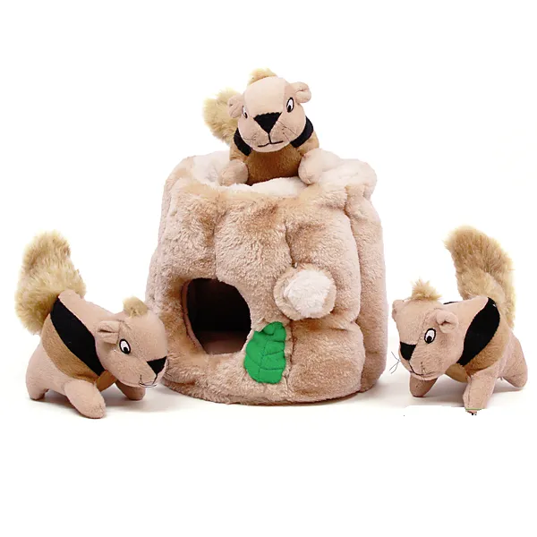 Plyšové Puzzle VEVERKY V PAŘEZU - veverky mimo