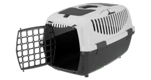 Přepravní box CAPRI II, tmavě šedá/světle šedá - 37 x 34 x 55 cm - otevřená přední dvířka