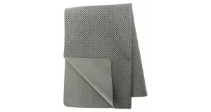 Ručník s vysokou absorpcí 66 x 43 cm šedý v plastovém obalu