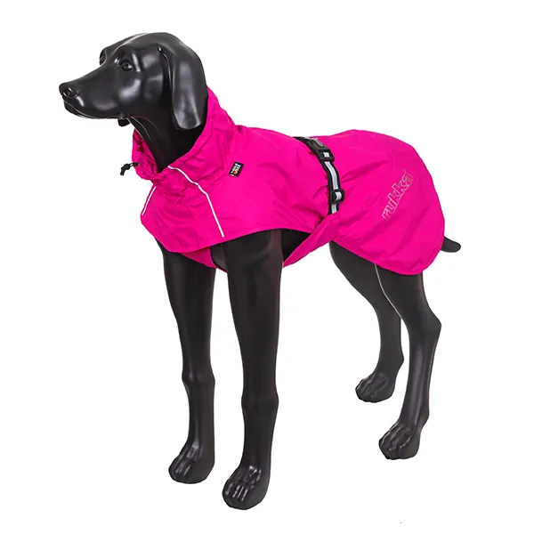 Rukka Hase Rain PLÁŠTĚNKA růžová - na psovi