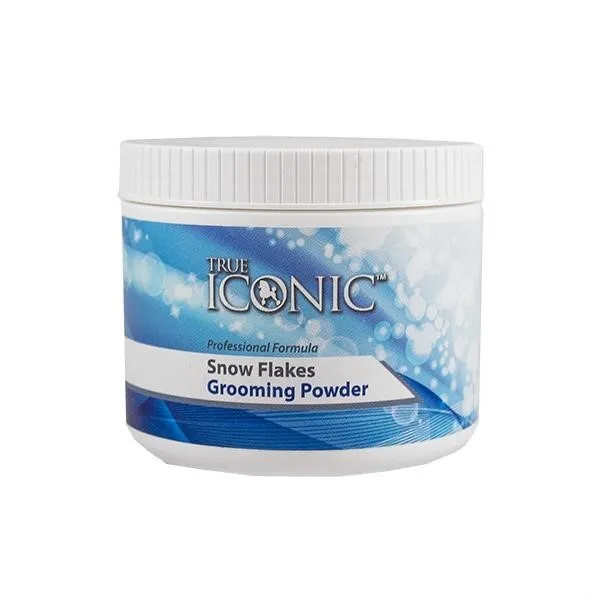 True Iconic SNOW FLAKES GROOMING POWDER - bělící pudr