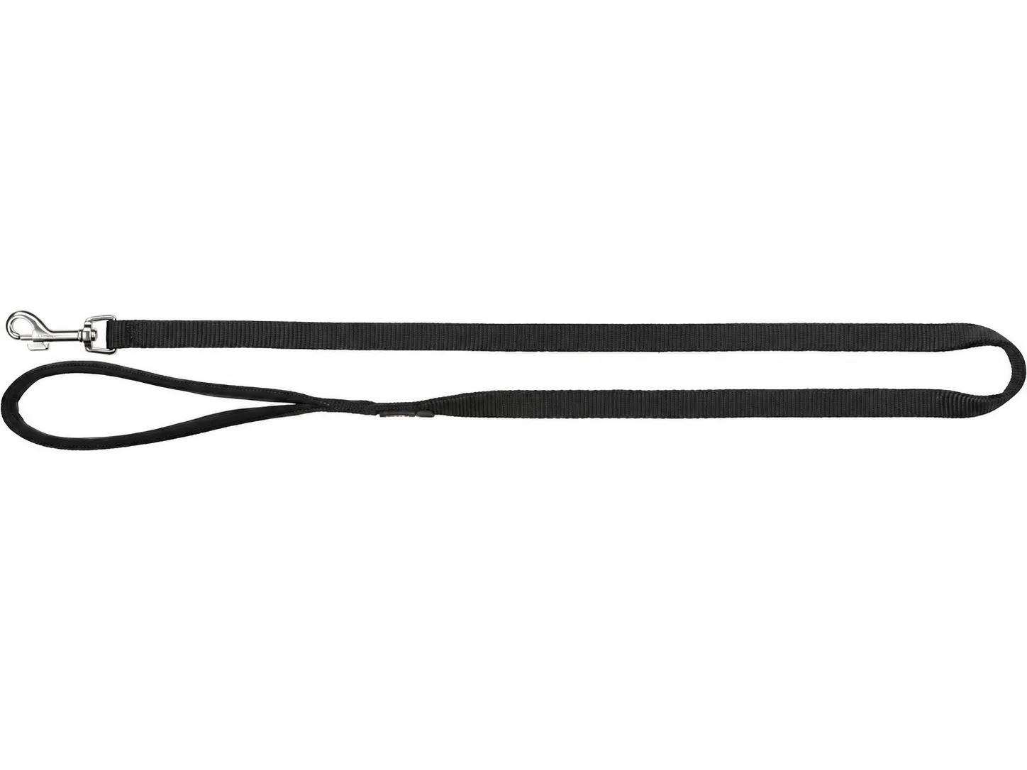 Vodítko PREMIUM s vyplněnou rukojetí - velikost XS-S:1,20m/15mm - černé